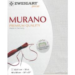 Zweigart Murano Precut 32ct - 48x68 cm Farbe 7011 zartgrau