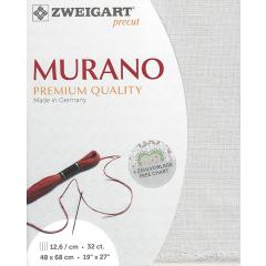 Zweigart Murano 32ct - Farbe 7011 zartgrau (Precut 48x68 cm)