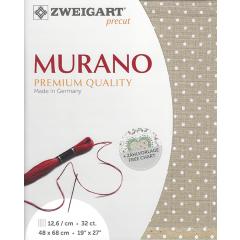 Zweigart Murano Precut 32ct - 48x68 cm Farbe 7309 Petit Point natur-weiß