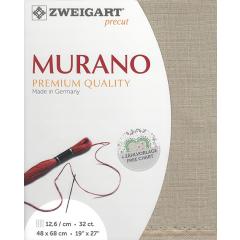 Zweigart Murano 32ct - Farbe 779 graubeige (Precut 48x68 cm)