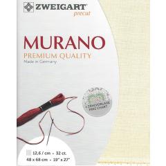 Zweigart Murano Precut 32ct - 48x68 cm Farbe 99 ecru
