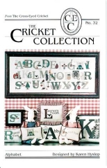 Stickvorlage Cross Eyed Cricket - Alphabet