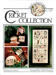 Stickvorlage Cross Eyed Cricket Christmas Letters