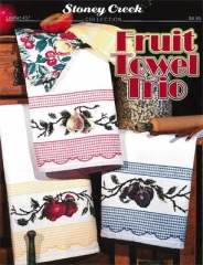 Stickvorlage Stoney Creek Collection - Fruit Towel Trio