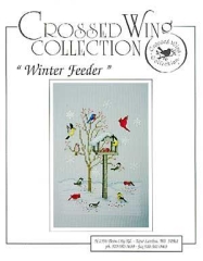 Stickvorlage Crossed Wing Collection - Winter Feeder