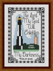 Stickvorlage Happiness Is Heartmade - Cape Henry Lighthouse