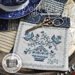 Stickvorlage Summer House Stitche Workes - Delft Blues