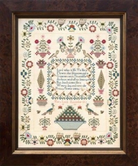 Stickvorlage Hands Across The Sea Samplers - Mary Lock 1832