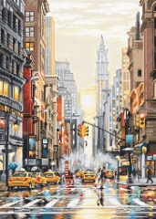 Leti Stitch - Sunset on 5th Avenue