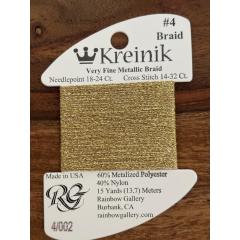 Kreinik #4 002 - Gold