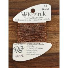 Kreinik #4 021HL - Copper High Lustre