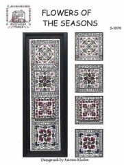 Stickvorlage Rosewood Manor Designs - Flowers Of The Seasons