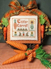 Stickvorlage Scissor Tail Designs - C is for Carrot