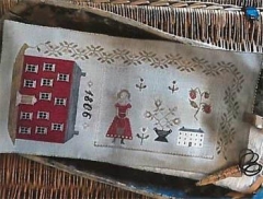 Stickvorlage Stacy Nash Primitives 1806 Manor House Sewing Roll