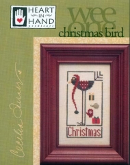 Stickvorlage Heart In Hand Needleart - Christmas Bird