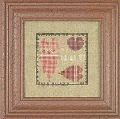 Stickvorlage Heart In Hand Needleart - Hodgepodge Hearts