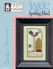 Stickvorlage Heart In Hand Needleart - Wee One: Spring Bird