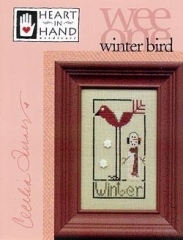 Stickvorlage Heart In Hand Needleart - Wee One: Winter Bird