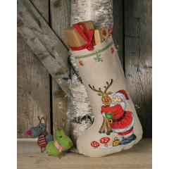 Permin Stickpackung - Weihnachtsstiefel 28x44 cm