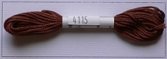 Soie dAlger Seidenstickgarn - Farbe 4115 rot orange