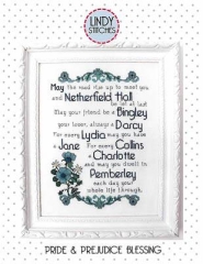 Stickvorlage Lindy Stitches - Pride And Prejudice Blessing (Ausverkauf)