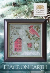 Stickvorlage Cottage Garden Samplings - Peace on Earth