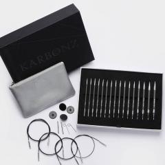 KnitPro Nadelspitzen-Set Karbonz Box of Joy normal - 3,50 - 8,00 mm