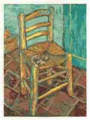 Stickpackung DMC - Der Stuhl van Gogh 23x30 cm