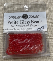 Mill Hill Seed-Petite Beads - 42013 Red Red Ø 1,5 mm