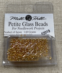 Mill Hill Seed-Petite Beads - 42019 Yellow/Gold Ø 1,5 mm