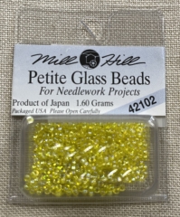 Mill Hill Seed-Petite Beads 42102 Lemon Ø 1,5 mm