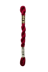 DMC Perlgarn Stärke 5 - 25m - 498 rot dunkel