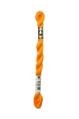 DMC Perlgarn Stärke 5 - 25m - 741 mandarine mittel