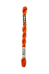 DMC Perlgarn Stärke 5 - 25m - 946 orange mittel