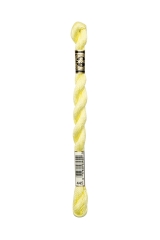 DMC Perlgarn Stärke 5 - 25m - 445 zitrone hell