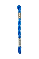 DMC Perlgarn Stärke 5 - 25m - 995 elektrisch blau dunkel