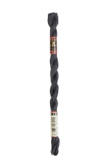 DMC Perlgarn Stärke 5 - 25m - 3799 zinngrau sehr dunkel