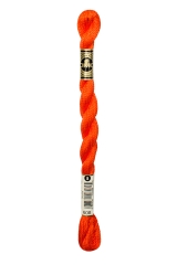 DMC Perlgarn Stärke 5 - 25m - 608 orange leuchtend