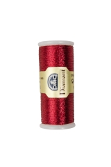 DMC Diamant Metallic-Stickgarn D321 rot