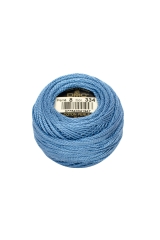 DMC Perlgarn Stärke 8 - 80 m – 334 babyblau mittel