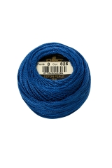 DMC Perlgarn Stärke 8 - 80 m – 825 blau dunkel