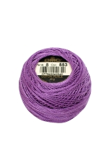 DMC Perlgarn Stärke 8 - 80 m – 553 violett