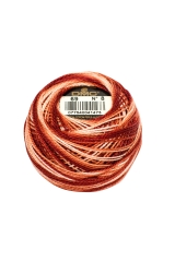 DMC Perlgarn Stärke 8 - 80 m – 69 terracotta multicolor