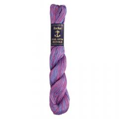 Anchor Perlgarn 5 - 50g Strang - 1325 violett multicolor