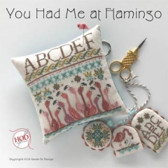Stickvorlage Hands On Design - You Had Me At Flamingo
