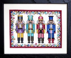 Stickvorlage Bobbie G. Designs - Royal Nutcrackers