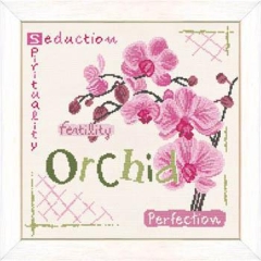 Stickvorlage Lilipoints - Orchid