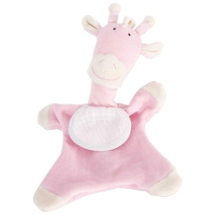 DMC Kuscheltier Giraffe rosa mit Stickanleitung