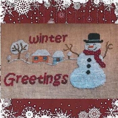 Stickvorlage Romys Creations - Winter Greetings II