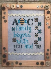 Stickvorlage Romys Creations - ABC Family